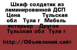 Шкаф-солдатик из ламинированной ДСП › Цена ­ 1 500 - Тульская обл., Тула г. Мебель, интерьер » Другое   . Тульская обл.,Тула г.